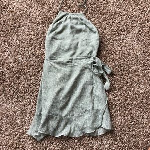Abercrombie halter wrap dress